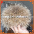 raccoon fur pom poms ball